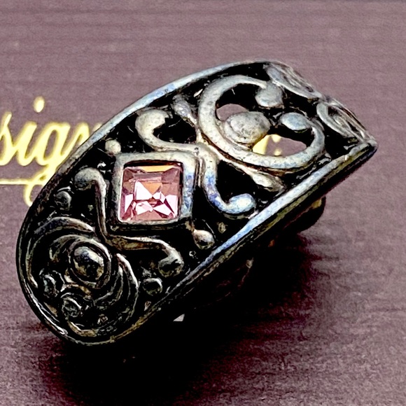 Premier Designs Valerie Crystal Clip-on Convert Pierced Earrings - Picture 4 of 13